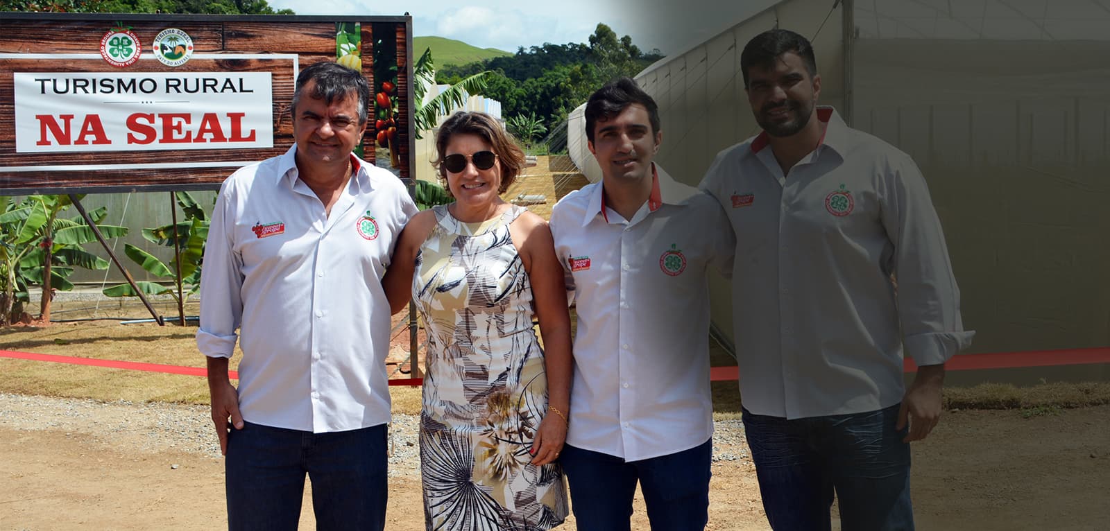 Visitantes no turismo rural da Seal Hortifruti